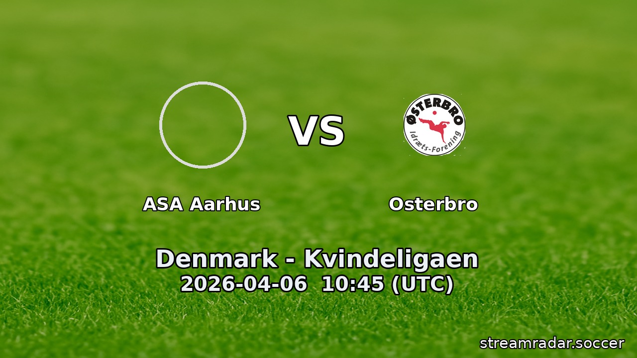 ASA Aarhus vs Osterbro