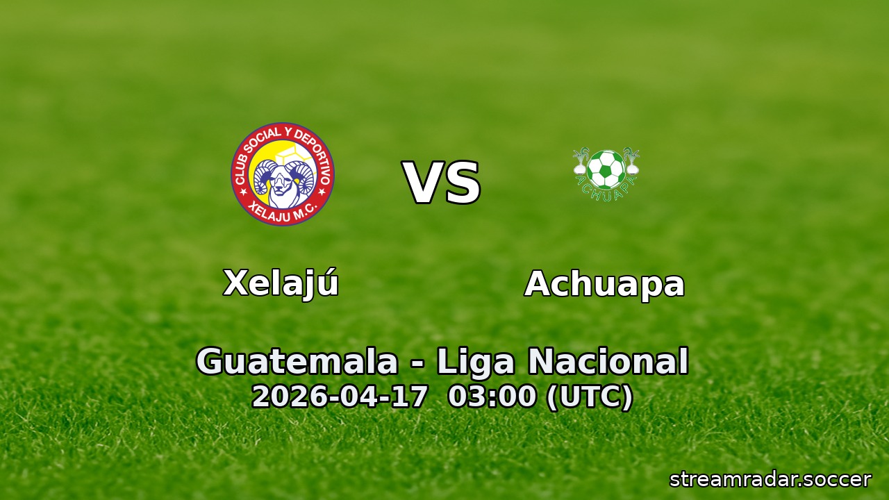 Xelajú vs Achuapa