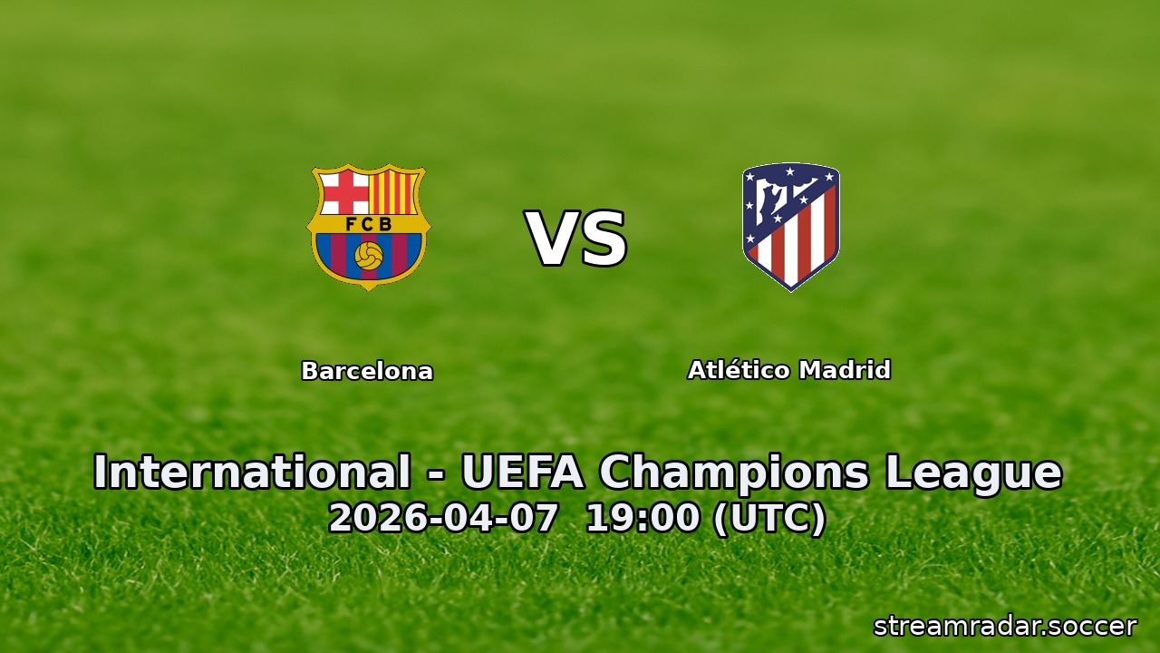 Barcelona vs Atlético Madrid