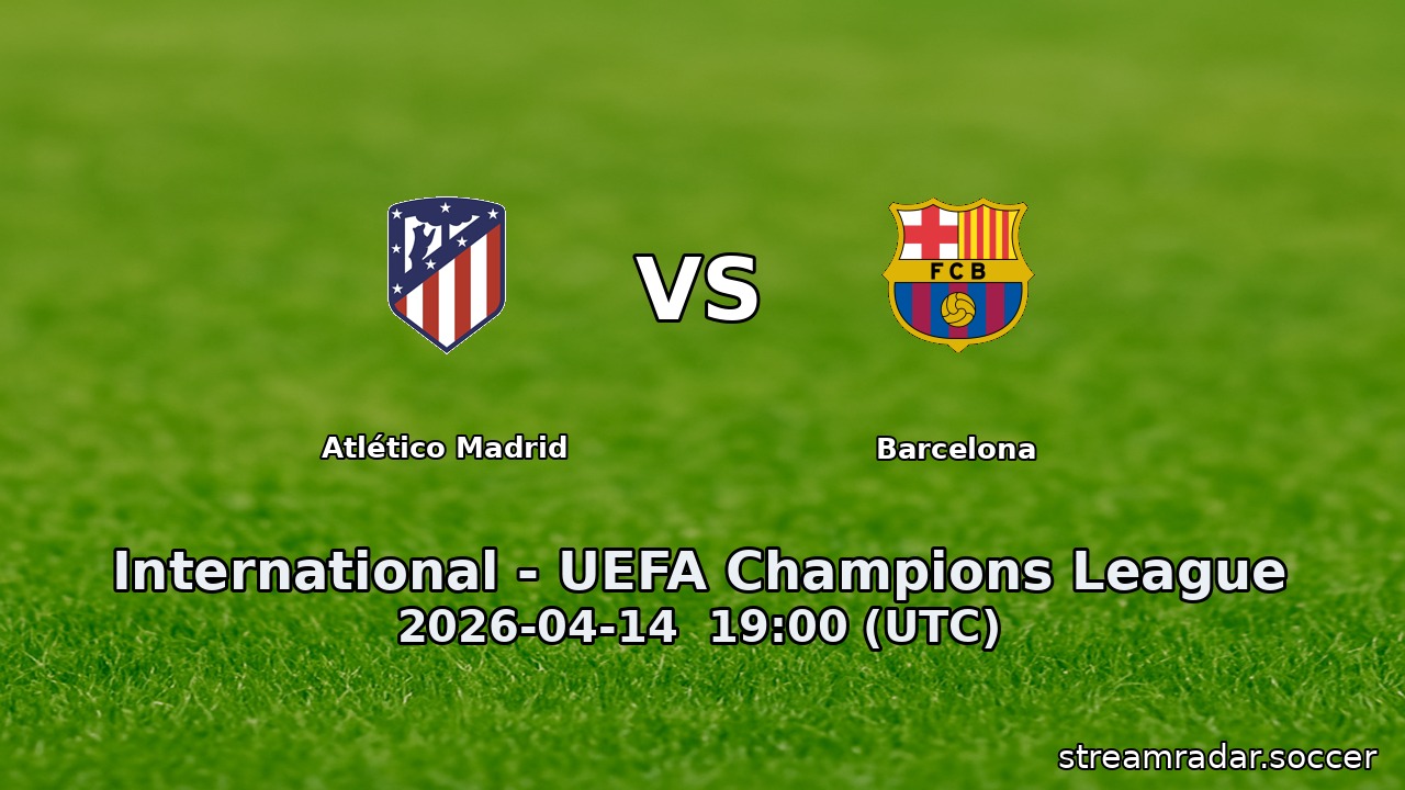 Atlético Madrid vs Barcelona