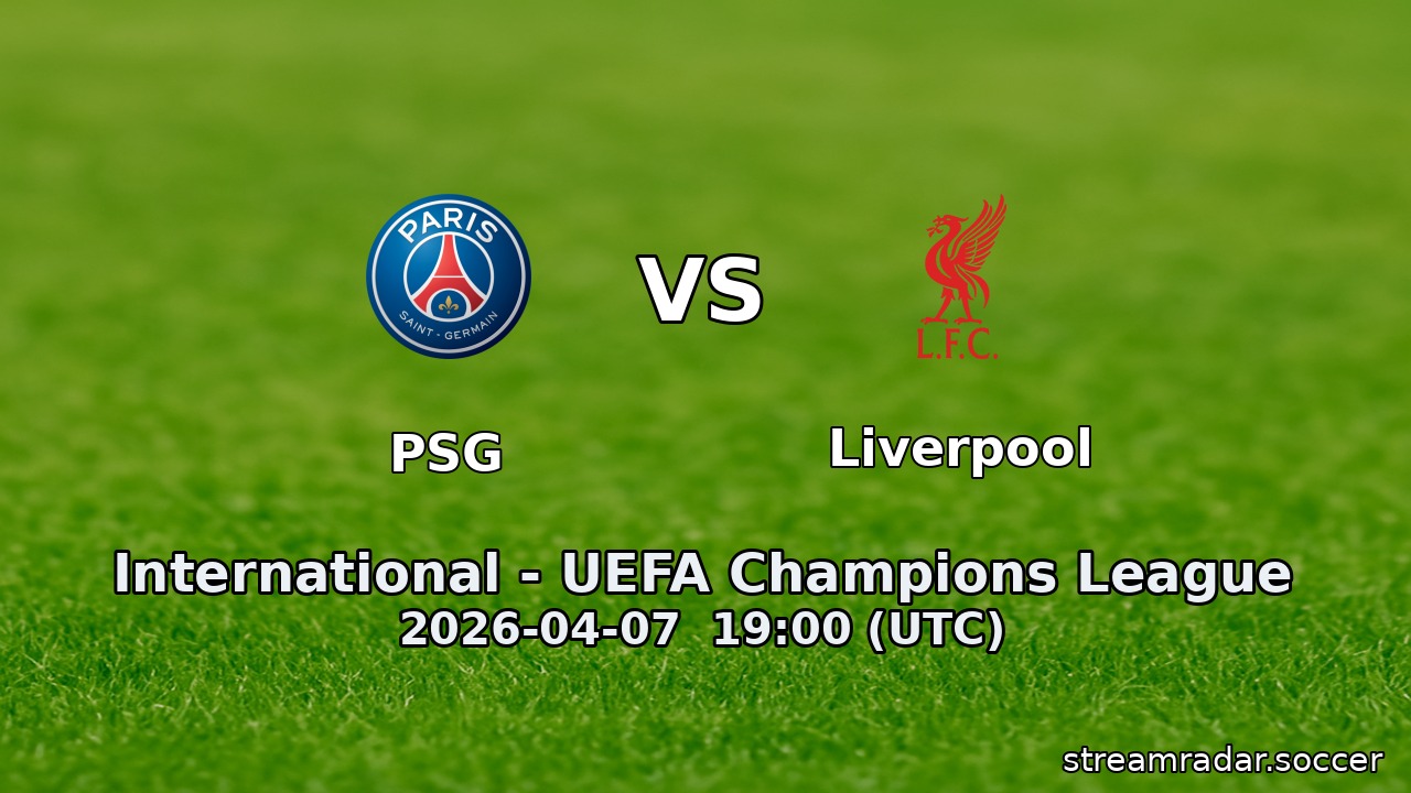 PSG vs Liverpool