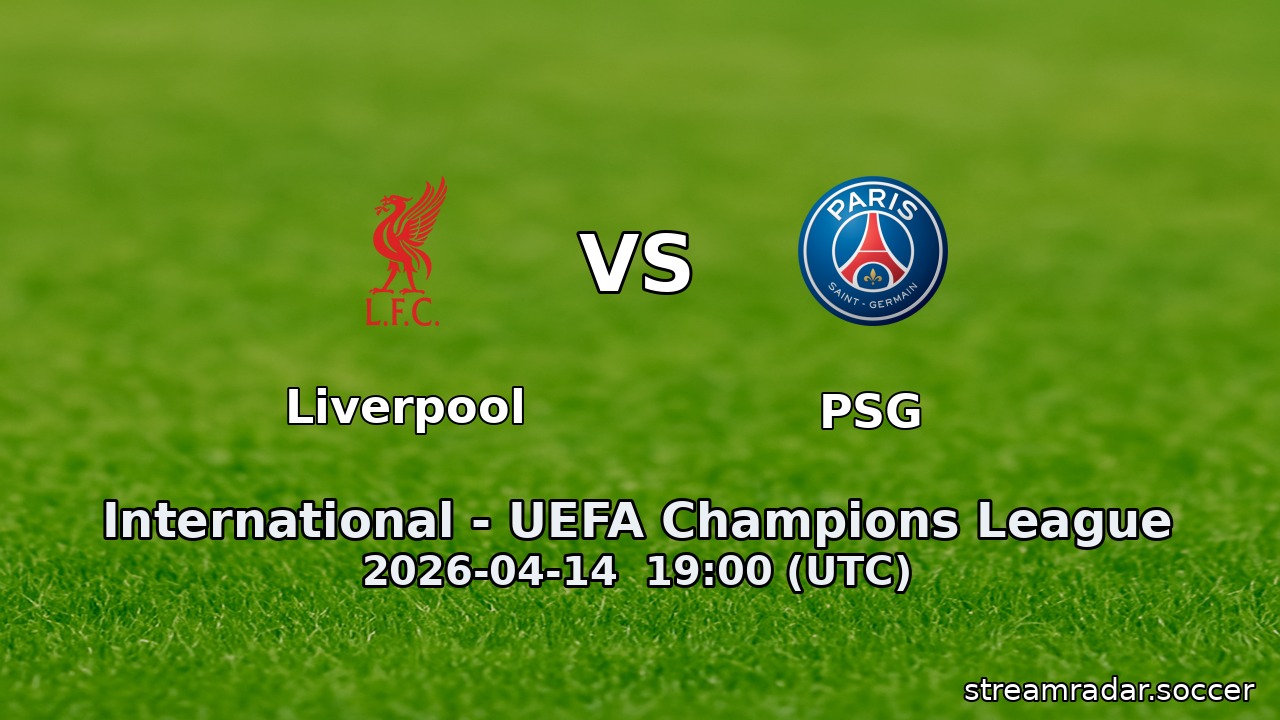 Liverpool vs PSG