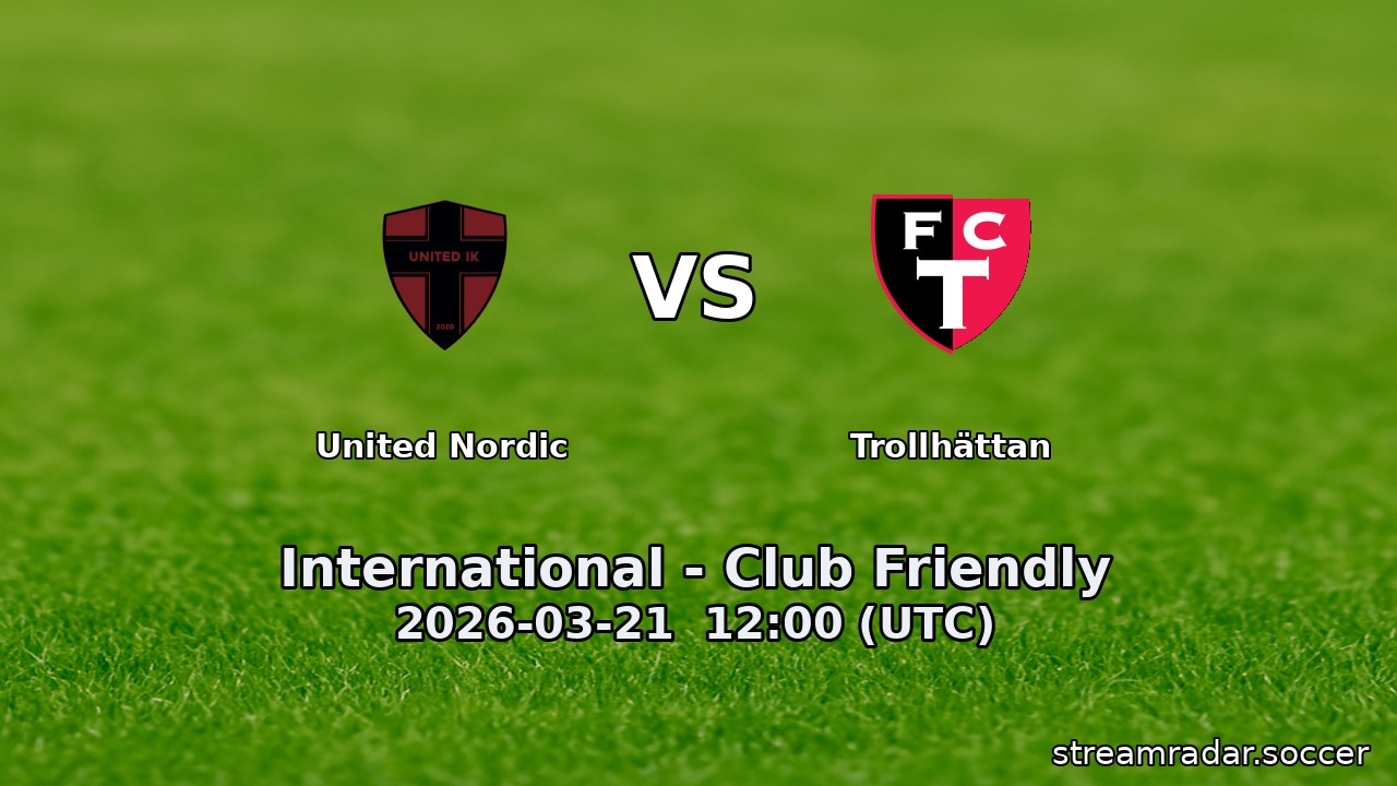 United Nordic vs Trollhättan
