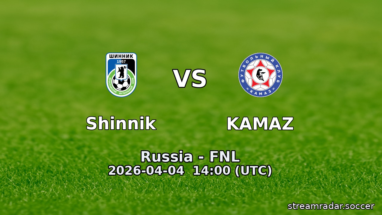 Shinnik vs KAMAZ