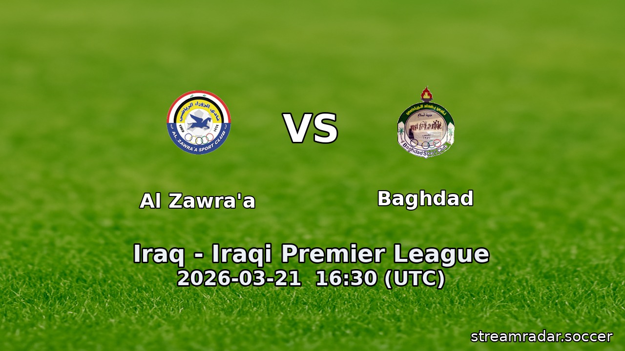 Al Zawra'a vs Baghdad