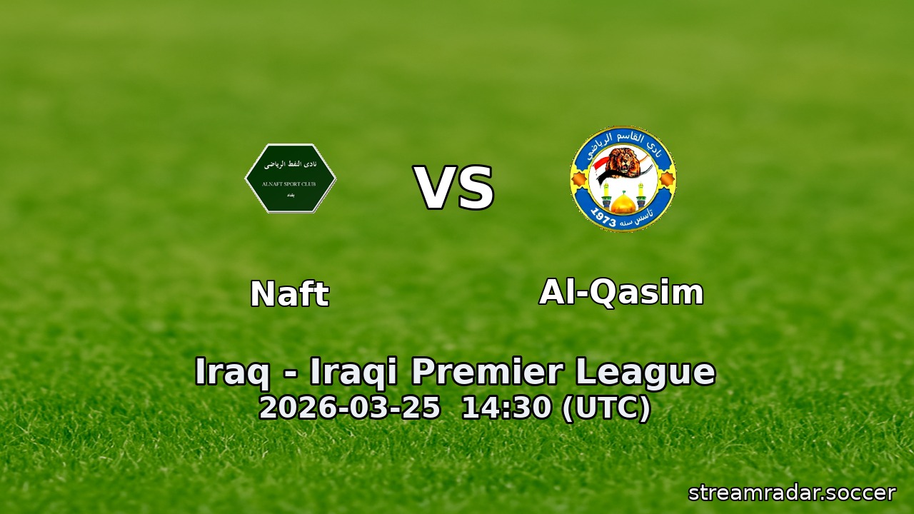 Naft vs Al-Qasim