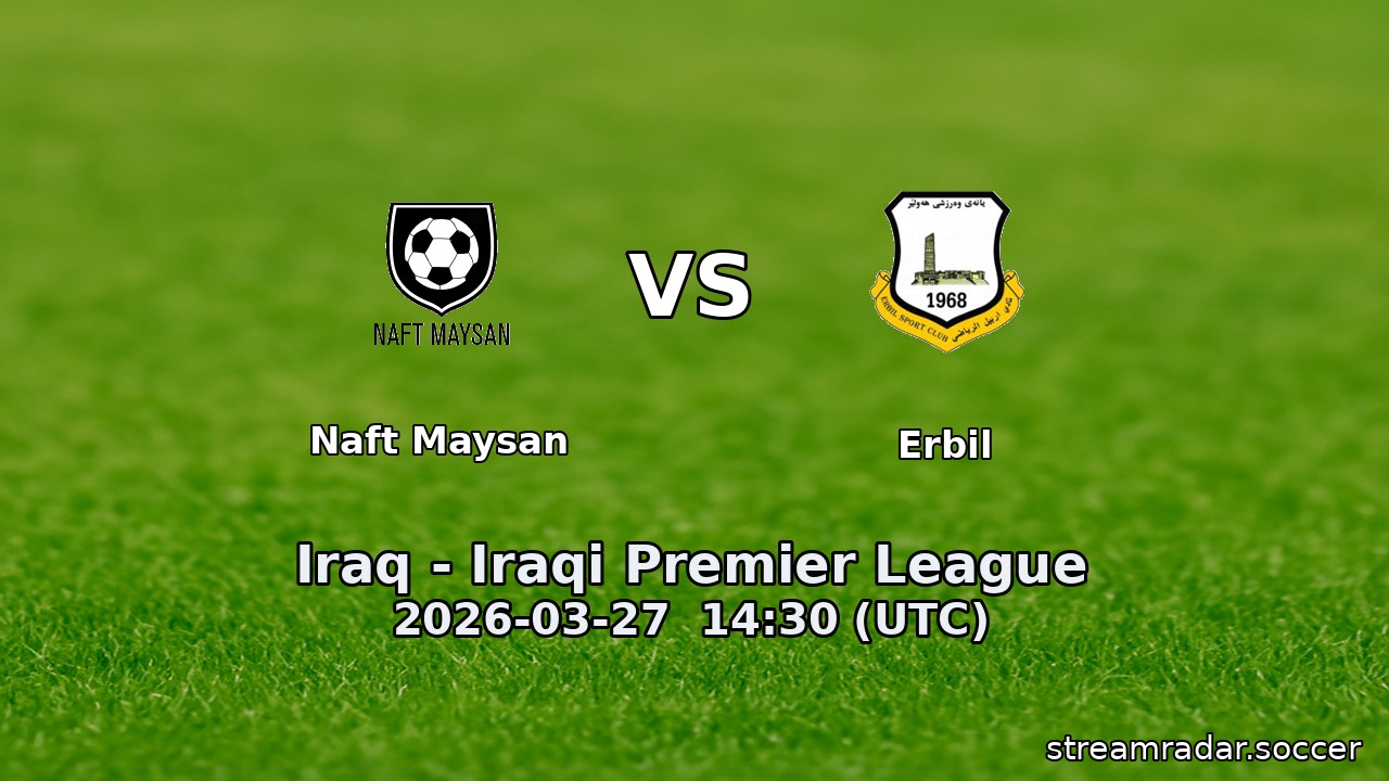 Naft Maysan vs Erbil