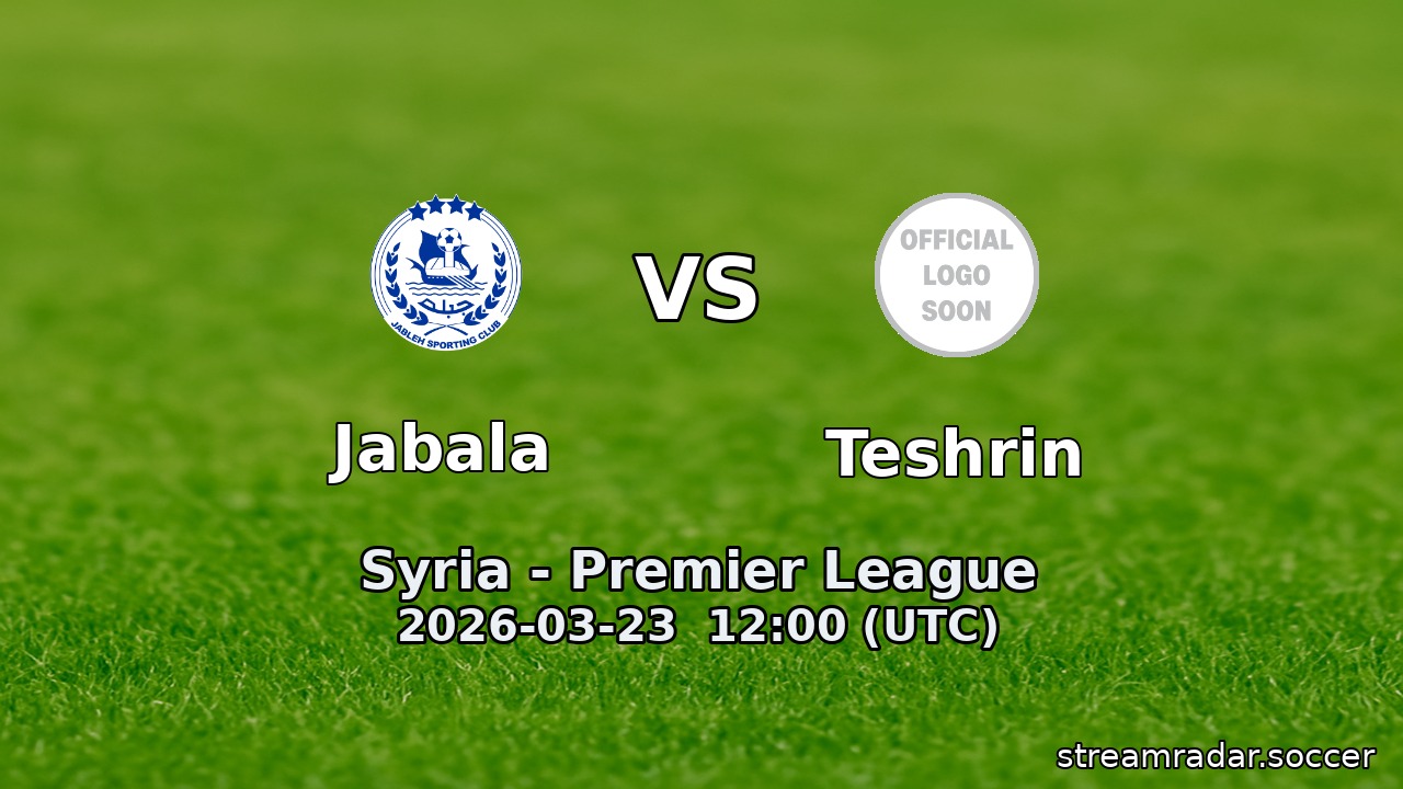 Jabala vs Teshrin