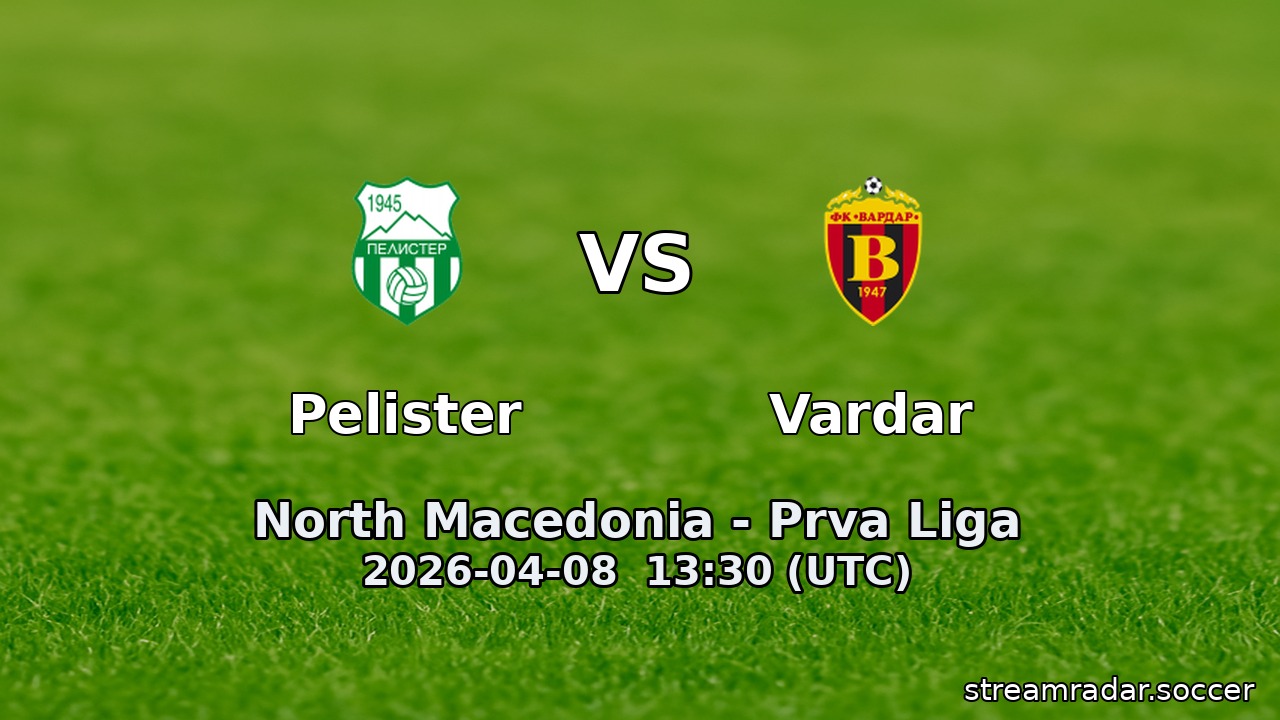Pelister vs Vardar