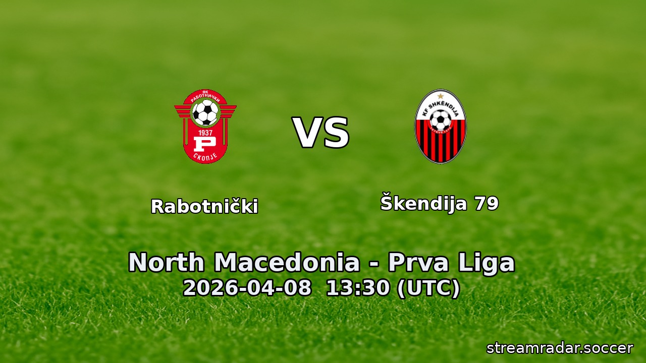 Rabotnički vs Škendija 79