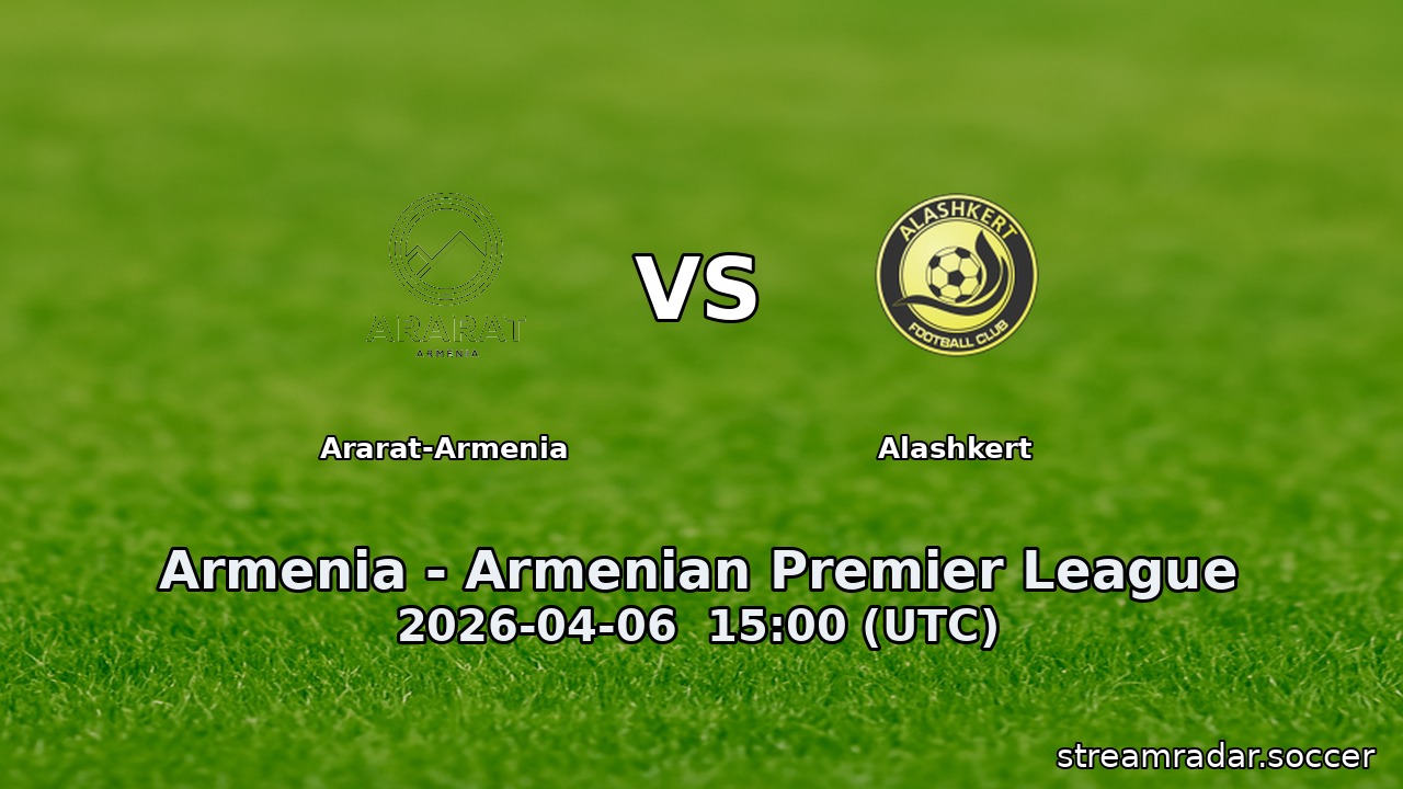 Ararat-Armenia vs Alashkert