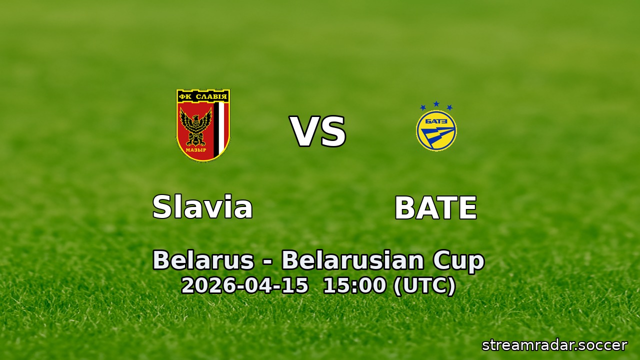 Slavia vs BATE