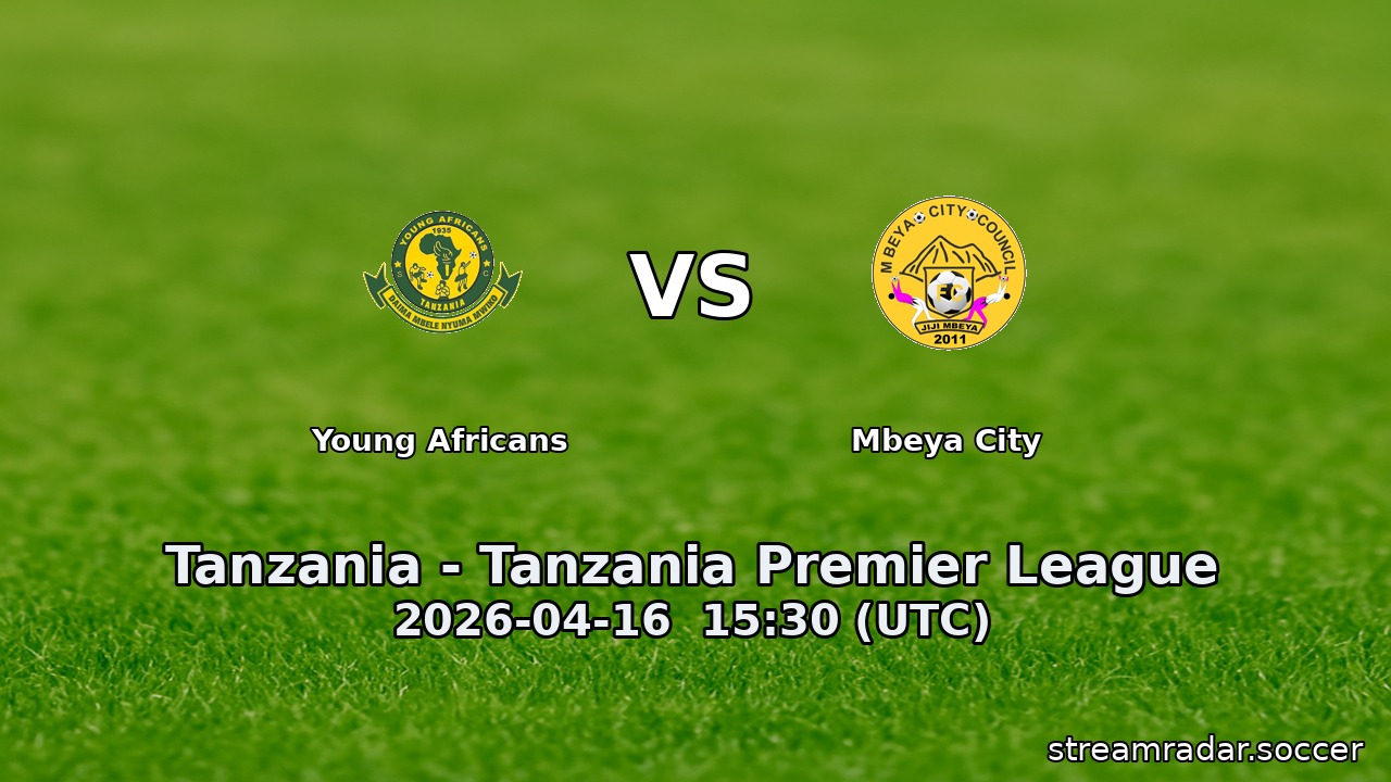 Young Africans vs Mbeya City