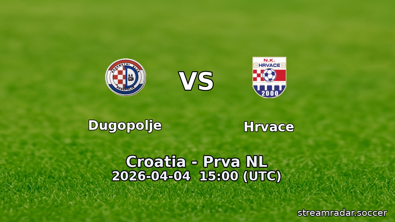 Dugopolje vs Hrvace