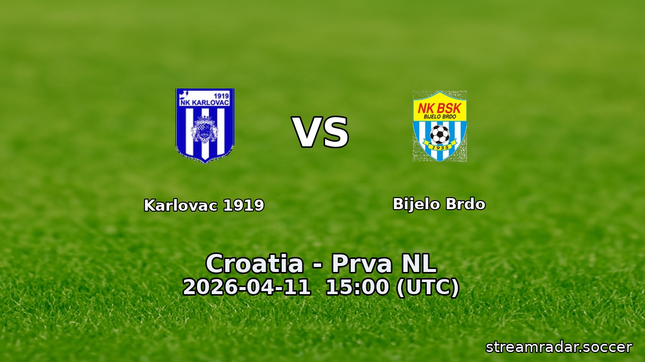 Karlovac 1919 vs Bijelo Brdo