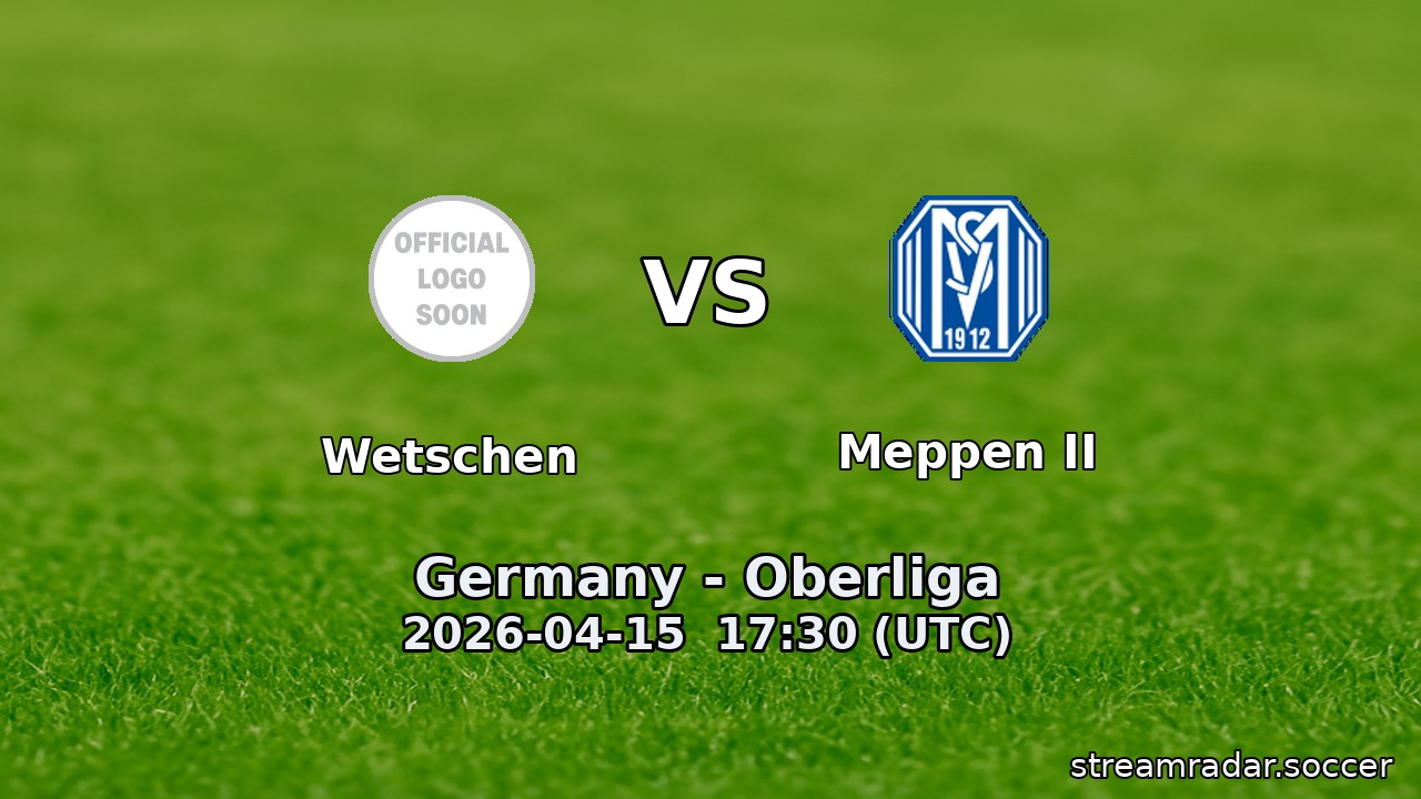 Wetschen vs Meppen II
