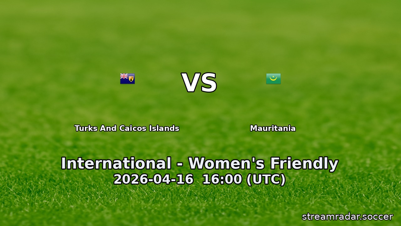 Turks And Caicos Islands vs Mauritania