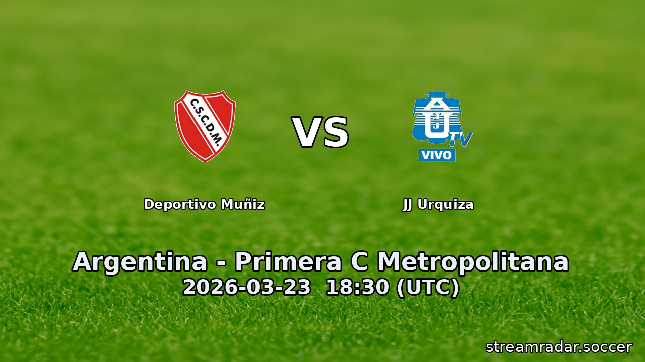 Deportivo Muñiz vs JJ Urquiza