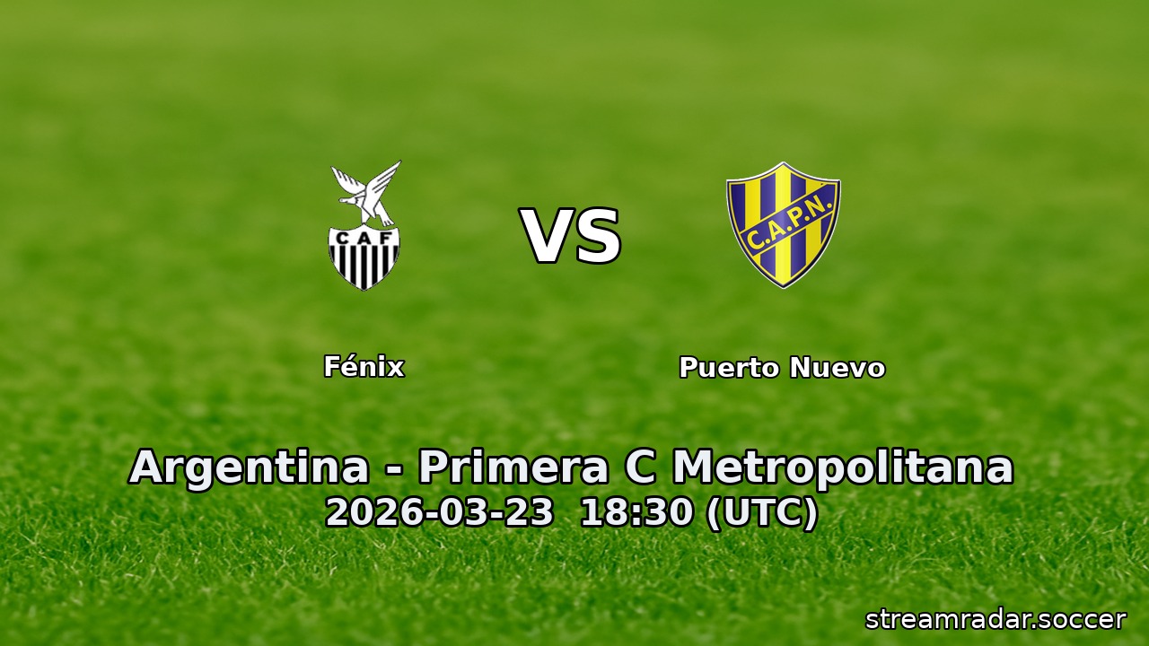 Fénix vs Puerto Nuevo