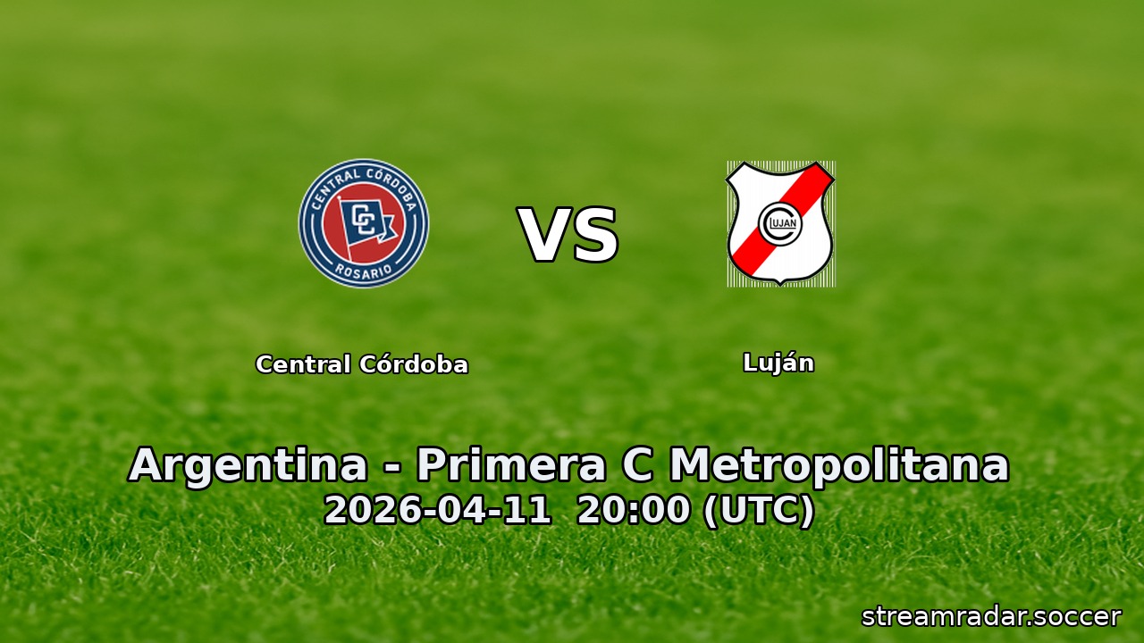 Central Córdoba vs Luján