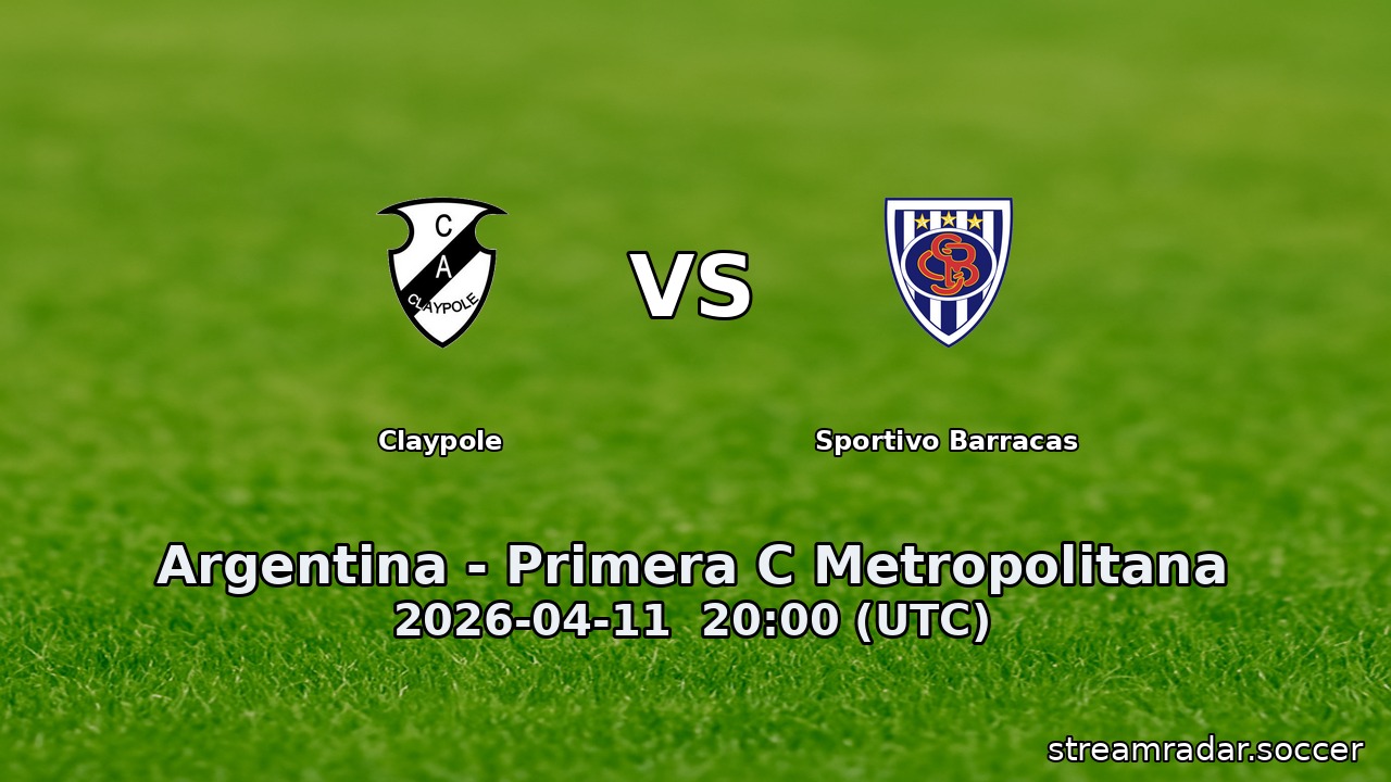 Claypole vs Sportivo Barracas