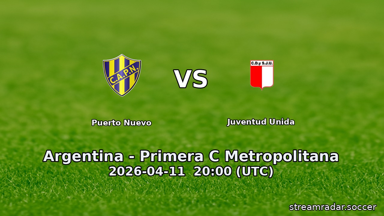 Puerto Nuevo vs Juventud Unida