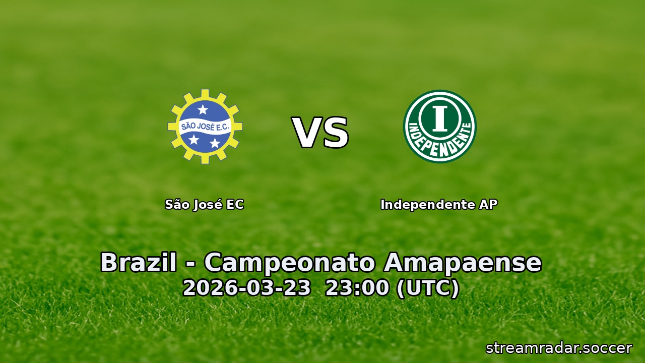 São José EC vs Independente AP