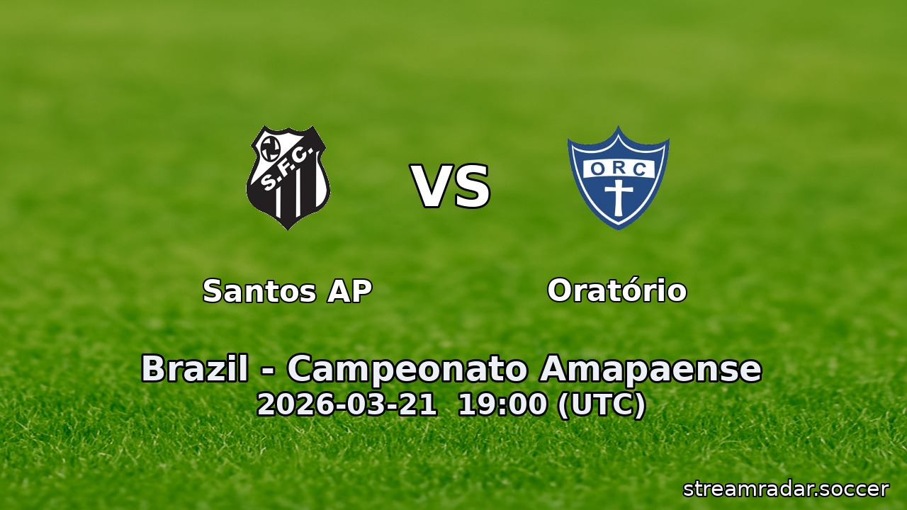 Santos AP vs Oratório