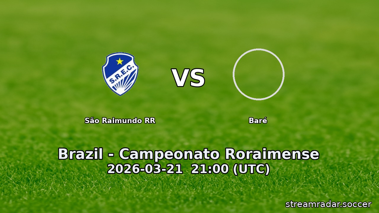 São Raimundo RR vs Baré