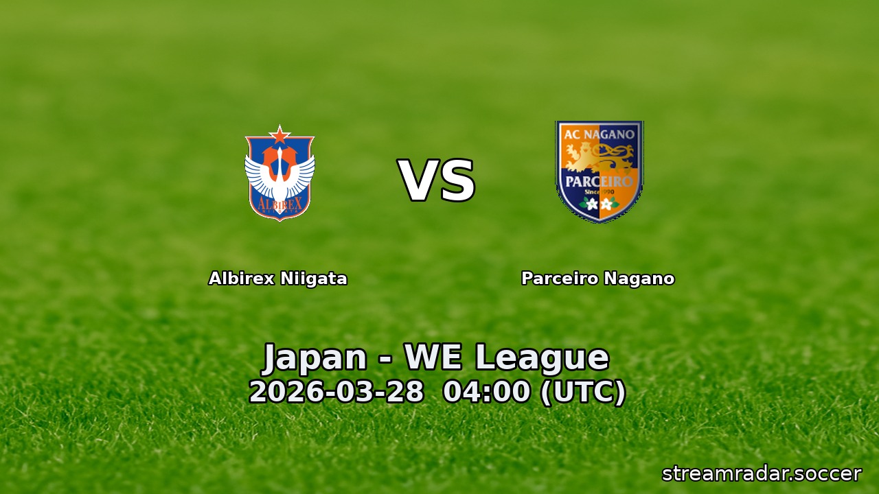 Albirex Niigata vs Parceiro Nagano