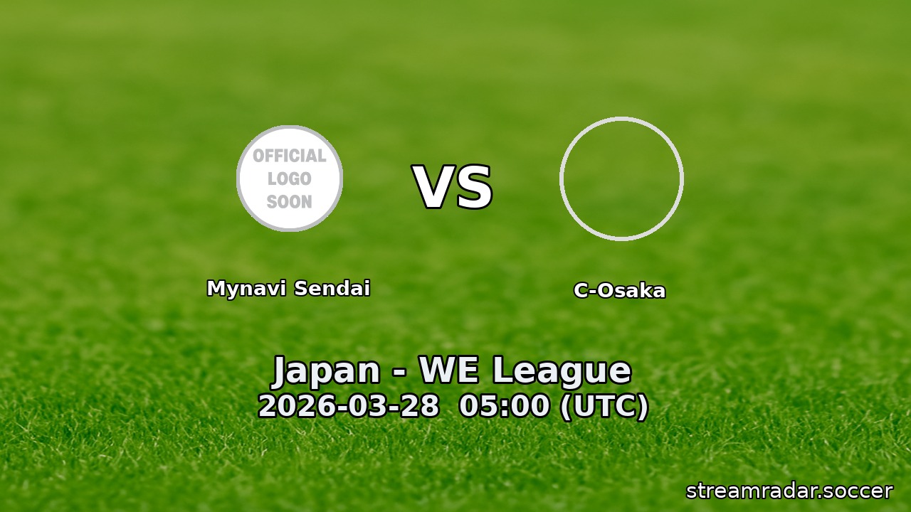 Mynavi Sendai vs C-Osaka