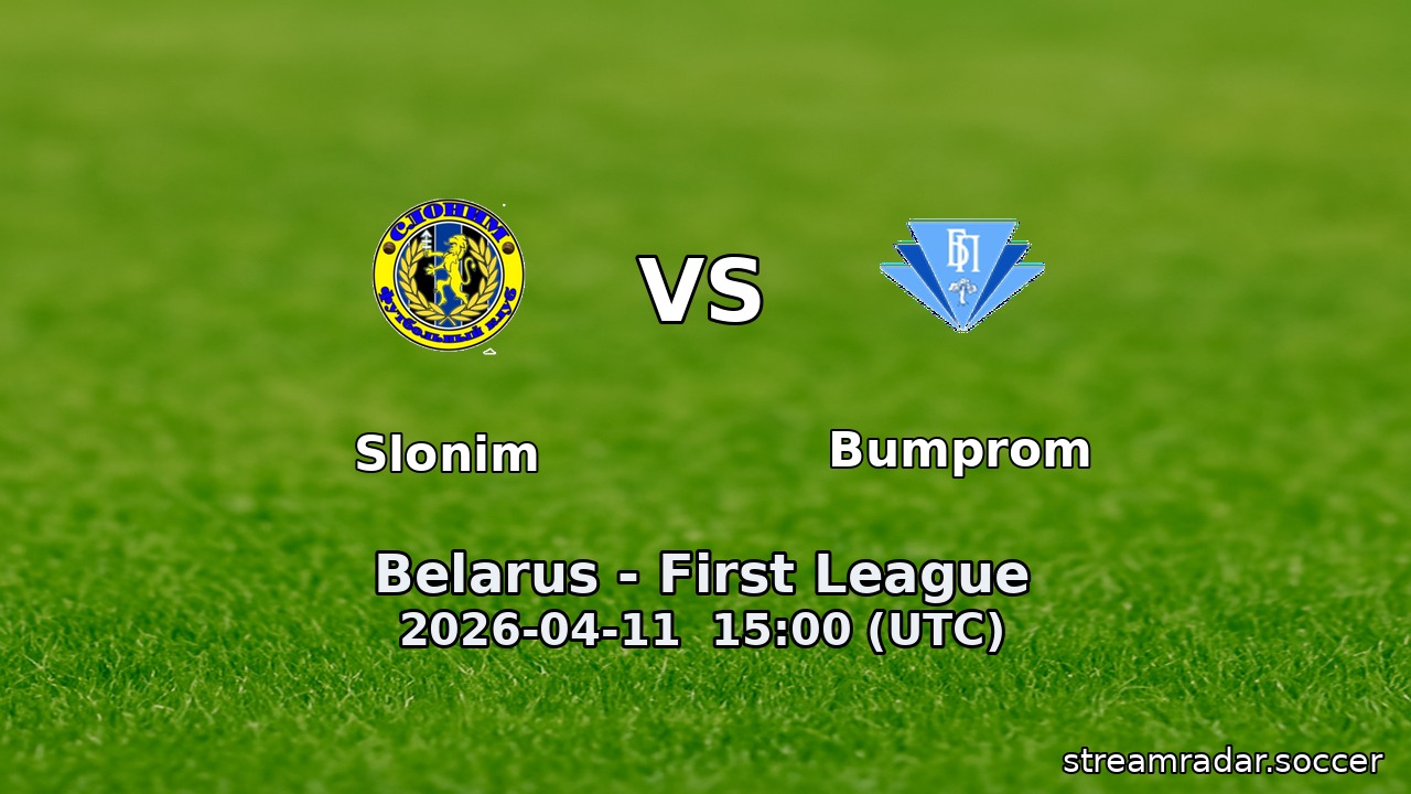 Slonim vs Bumprom