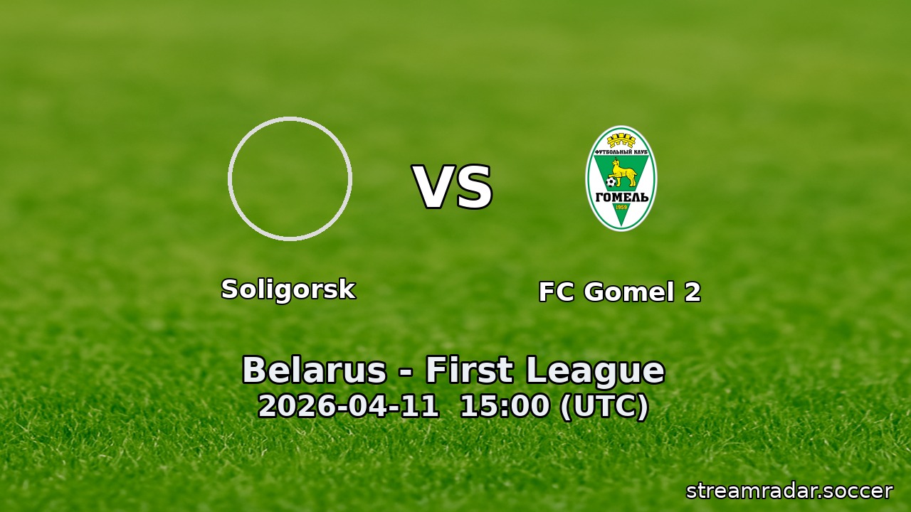 Soligorsk vs FC Gomel 2