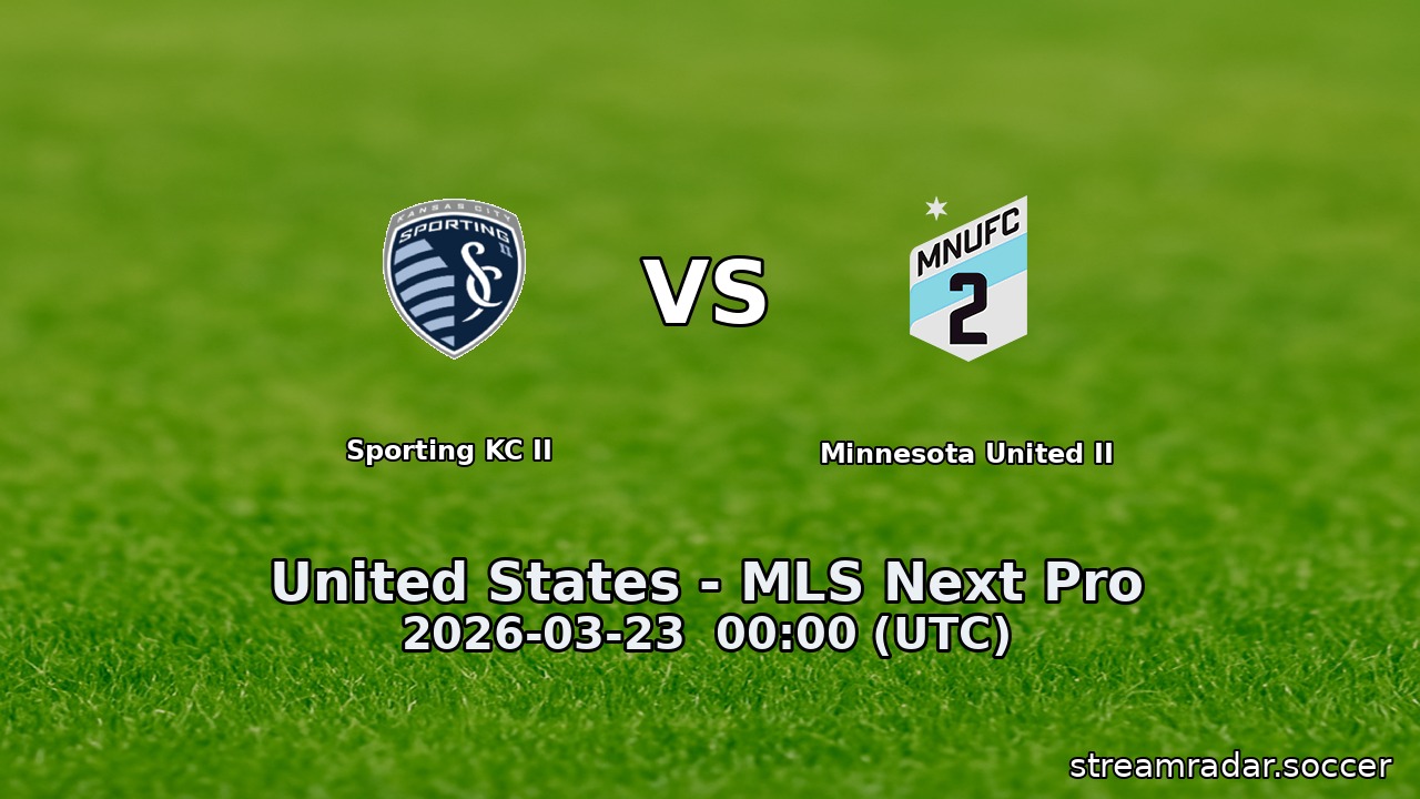 Sporting KC II vs Minnesota United II