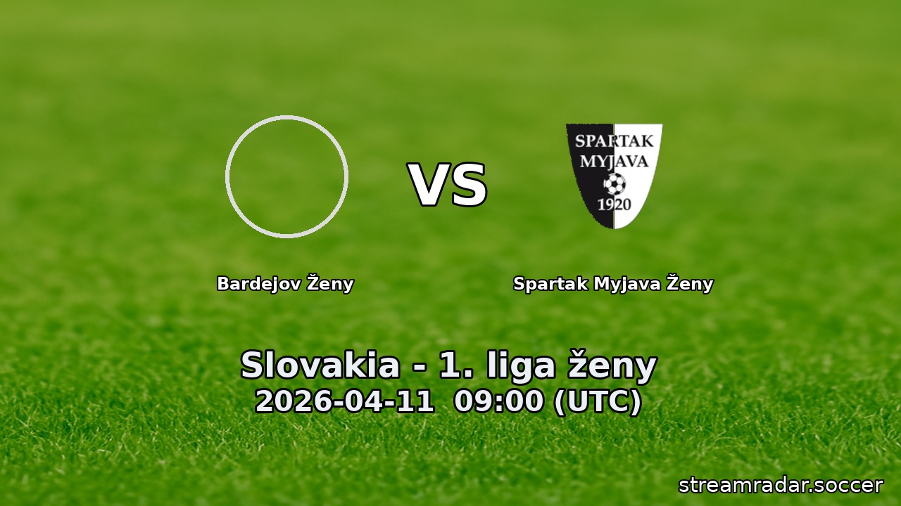 Bardejov Ženy vs Spartak Myjava Ženy