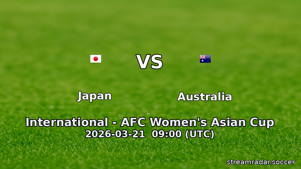 Japan vs Australia