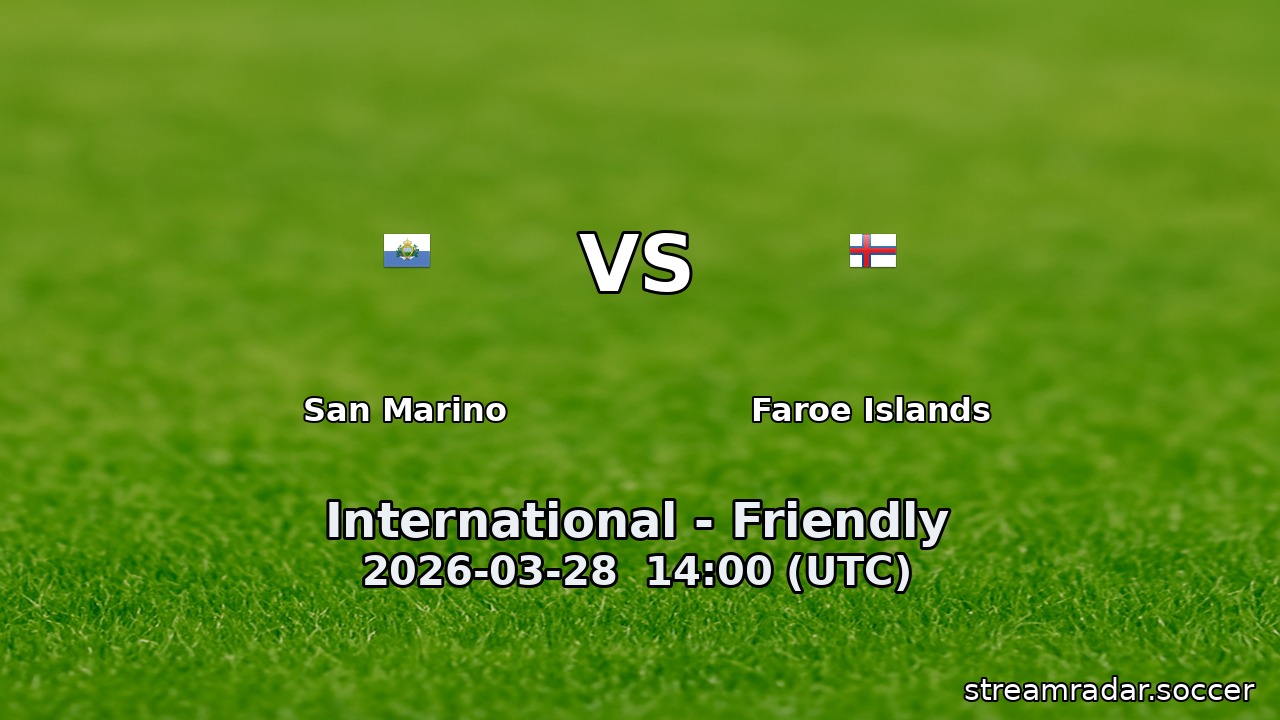 San Marino vs Faroe Islands