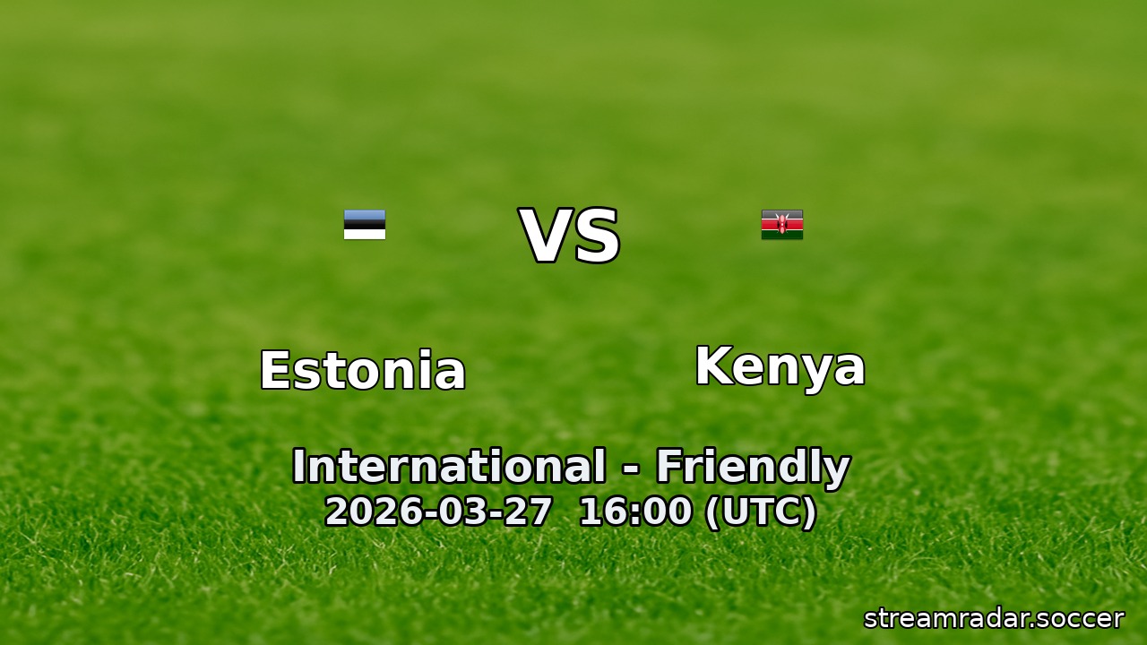 Estonia vs Kenya