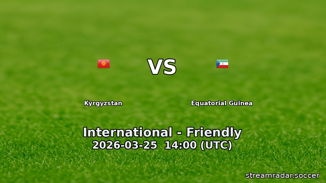 Kyrgyzstan vs Equatorial Guinea