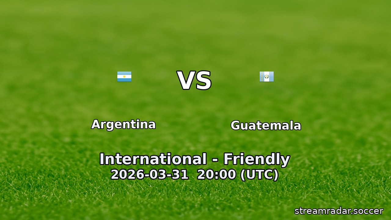 Argentina vs Guatemala
