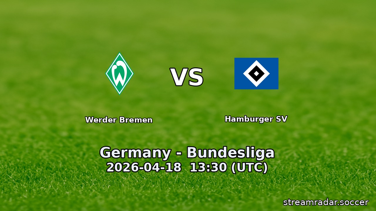 Werder Bremen vs Hamburger SV