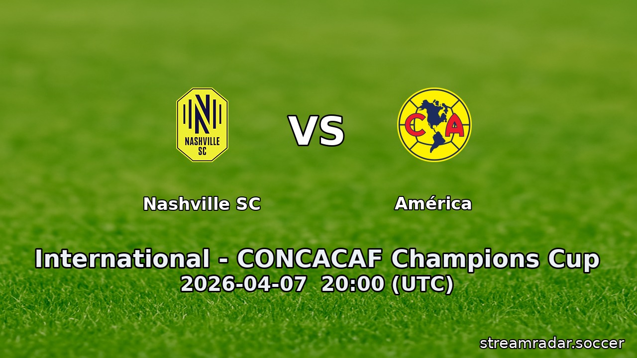 Nashville SC vs América