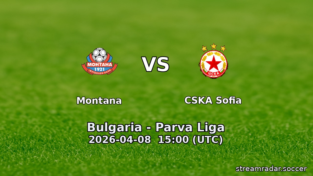 Montana vs CSKA Sofia