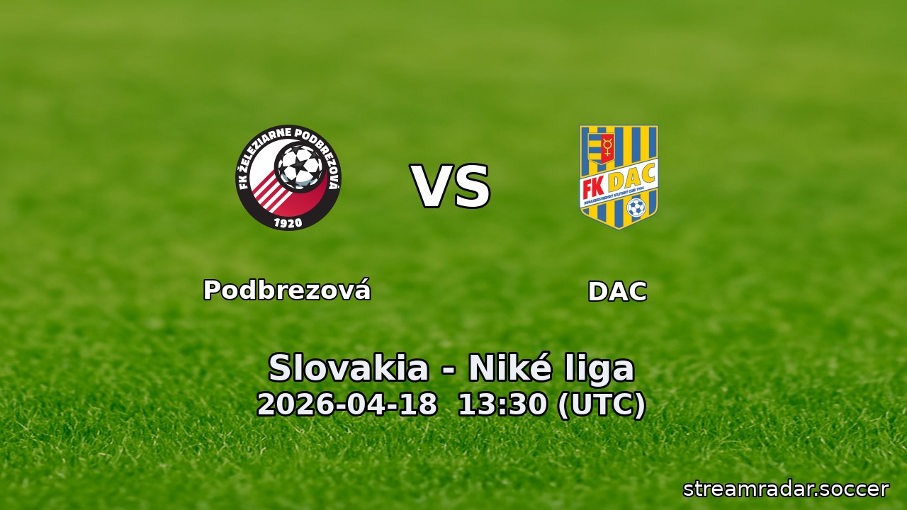 Podbrezová vs DAC