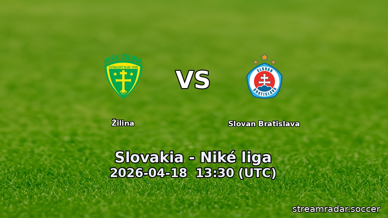 Žilina vs Slovan Bratislava