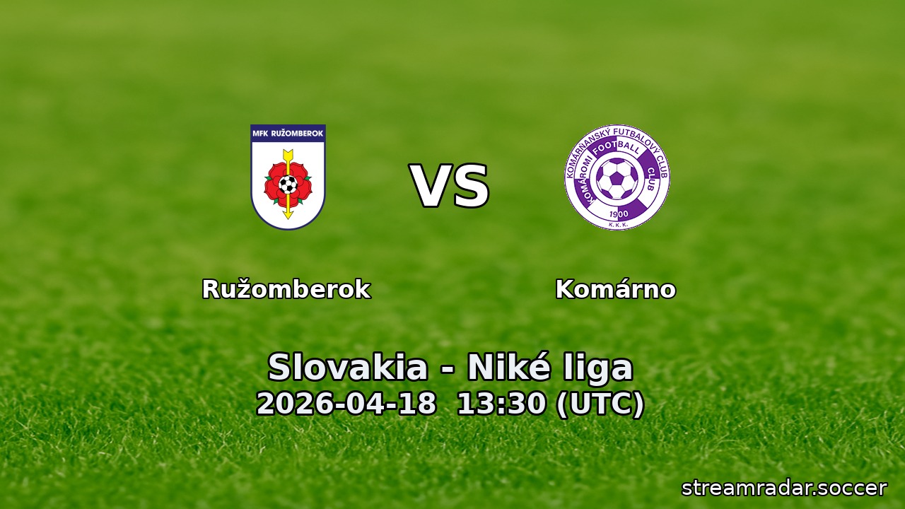 Ružomberok vs Komárno