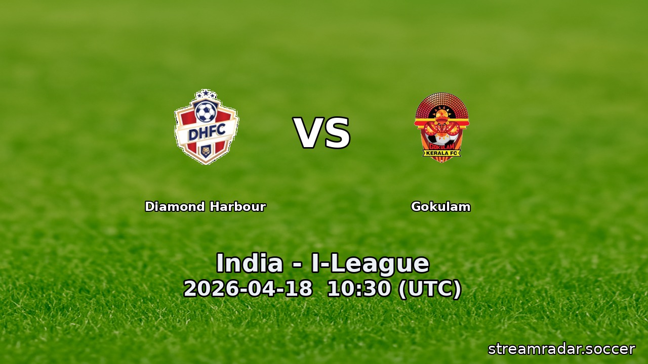 Diamond Harbour vs Gokulam