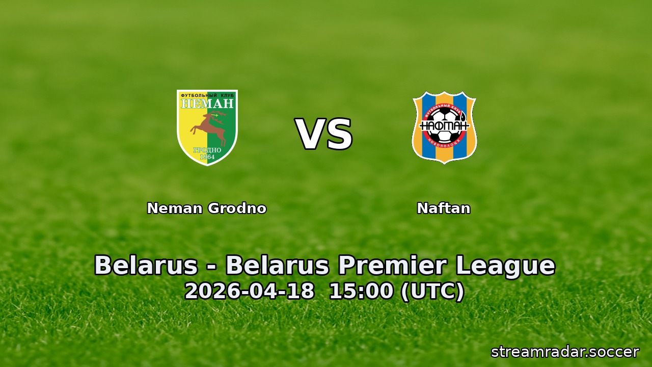 Neman Grodno vs Naftan