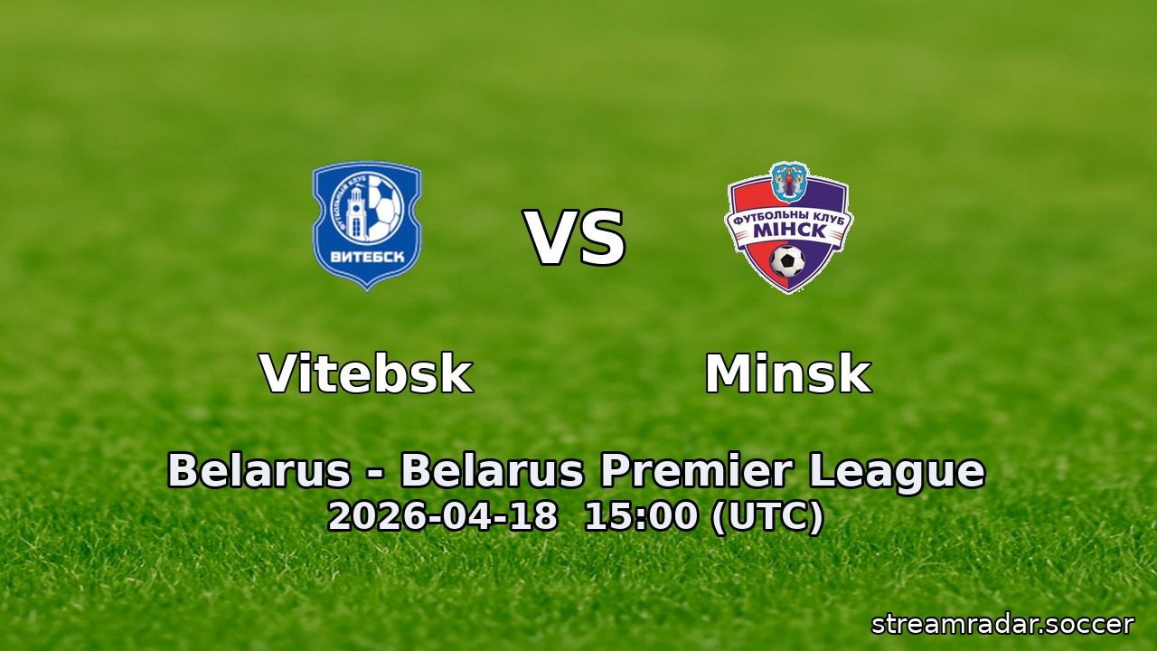 Vitebsk vs Minsk