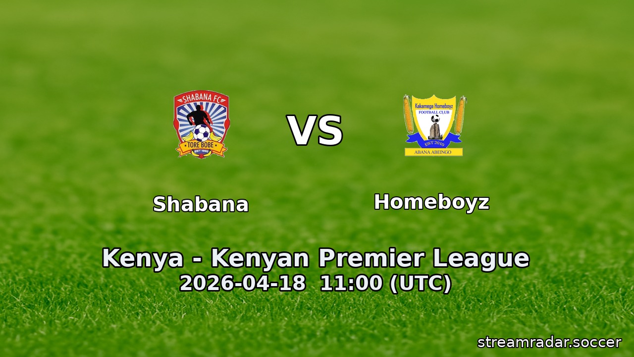 Shabana vs Homeboyz
